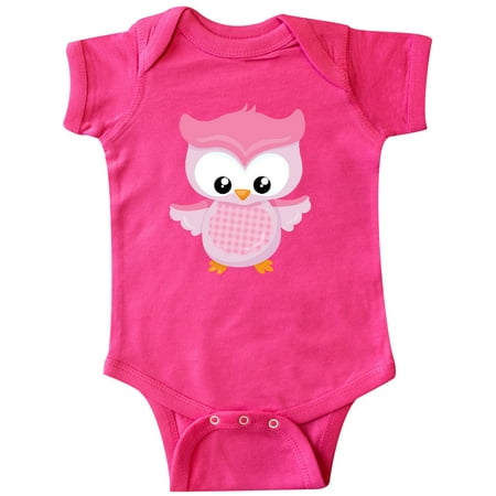 

Inktastic Cute Pink Spring Owl Gift Baby Girl Bodysuit