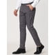 thumbnail image 2 of Pantalones de vestir a cuadros Lars Amadeus para hombre ajustados con frente plano gris M, 2 of 6