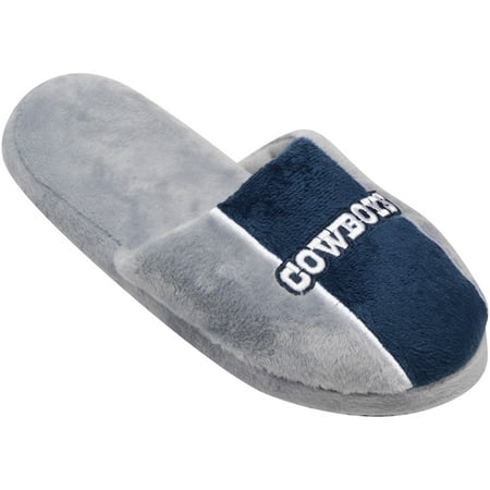 Dallas Cowboys Big Logo Stripe Slippers