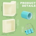 thumbnail image 3 of HLONK Adjustable Mold Housing Kit Reusable Silicone Mold Housing Kit Free Combination Mold Housing Kit Plastic Housing Frame for DIY Resin Molds Candle Molds Soap Molds Making, 3 of 10