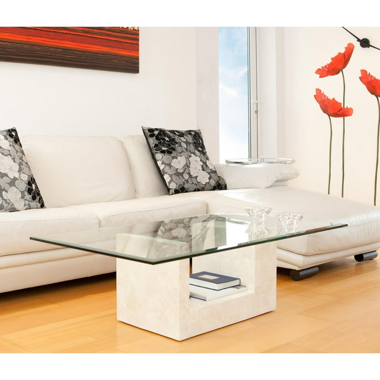 24 in. x 60 in. Clear Rectangle Glass Table Top, 1/2 in. Thick, Beveled Edge Polished Tempered Radius Corners 24 in. x 60 in. Clear Rectangle Glass Table Top, 1/2 in. Thick, Beveled Edge Polished Tempered Radius Corners
