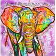 thumbnail image 2 of Dean Russo Collection 12x12 Black Ornate Wood Framed with Double Matting Museum Art Print Titled - Elephant, 2 of 4