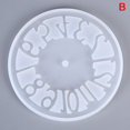 thumbnail image 1 of Clock Silicone Expoxy Resin Jewelry Mold Pendant Jewelry Making DIY Craft Tool, 1 of 6