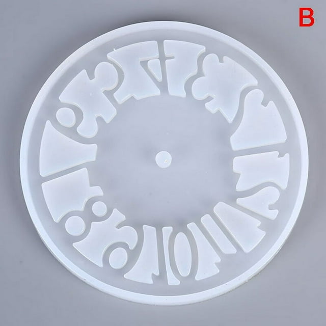Clock Silicone Expoxy Resin Jewelry Mold Pendant Jewelry Making DIY Craft Tool