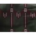 thumbnail image 4 of oneOone Georgette Viscose Fabric Chevron Ikat Printed Craft Fabric BTY 42 Inch Wide, 4 of 4
