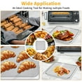 thumbnail image 6 of GCQ Air Fryer Accessories for Ninja Foodi 13 in 1 SP351 SP301 SP201 Air Fry Toaster Oven, 13.5''×12.3'' Air Fryer Replacement Basket Grill Wire Racks, 6 of 7