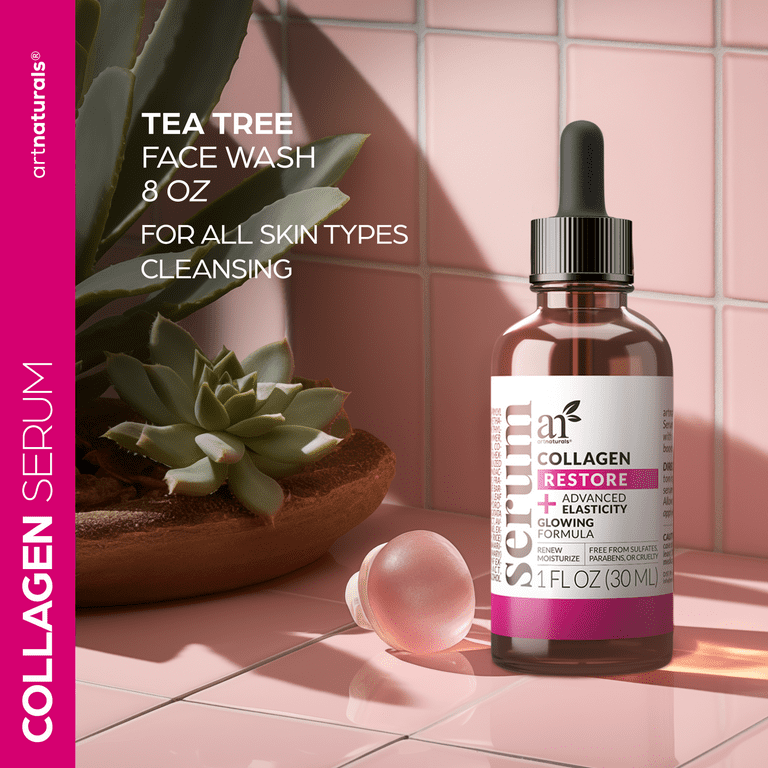 ArtNaturals Collagen Booster Serum for Face 1 oz Vegan Anti