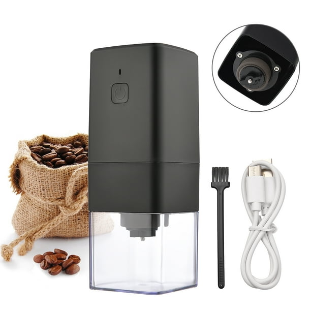 Anself Coffee Grinder One Touch Coffee Bean Grinder Electric for Beans, Spices, with Clean Brush Black