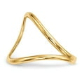 thumbnail image 2 of 14K Yellow Gold Ring Band Fashion Open Back Polished, Size 8, 2 of 4
