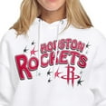 thumbnail image 3 of Women's Starter White Houston Rockets Fireworks Fleece Hoodie, 3 of 3