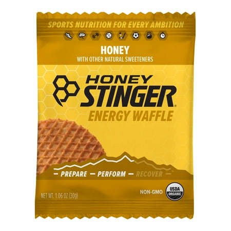 Honey Stinger Organic Waffle Snack, Honey, 1.06 oz, 1 Count