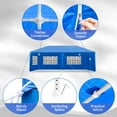 thumbnail image 2 of Ktaxon 10'x20' Canopy Party Outdoor Gazebo Canopy Wedding Party Tent 6 Sidewall Blue, 2 of 6