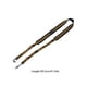 thumbnail image 5 of Toystoory Correa de hombro táctica Cuerda Sling Belt Hebilla de metal Liberación rápida Multifuncional Extraíble al aire libre Kits de desorden para acampar Café Ligero, 5 of 6
