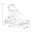 thumbnail image 4 of 60 pcs Nail Tips extension clamp nail clips for nail forms plastic finger extension clip Clip Quick Building, 4 of 5