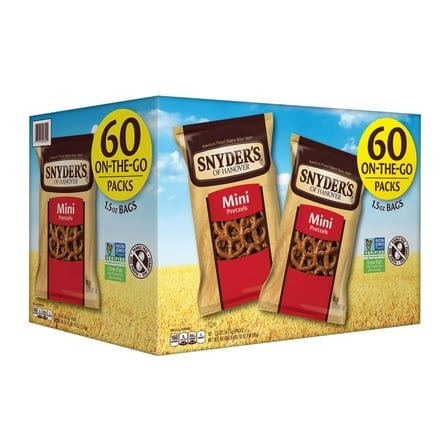 Branded Snyder's Mini Pretzels (1.5 oz., 60 ct.)