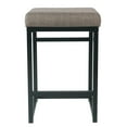 thumbnail image 5 of HomePop Open Back Metal 24" Counter Stool, 5 of 7