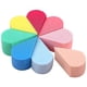 thumbnail image 1 of 8 Pcs Petal Shape Makeup Sponges Beauty Cosmetic Foundation Blending Applicator Puffs for Liquid Foundation Cream, 1 of 4