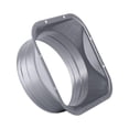 thumbnail image 3 of Conector de Conducto de Ventilación de Aire, Accesorios de Brida, Tubo de Ventilación Recto de Metal, Reemplazo Del Adaptador de Ventilación de Secado Pequeño, 3 of 8
