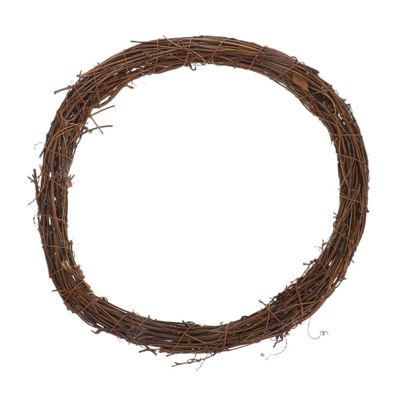 Raindrops Natural Grapevine Wreath 35cm Diameter - 1 Set for Home Decor, Craft Projects, and Christmas Decorations