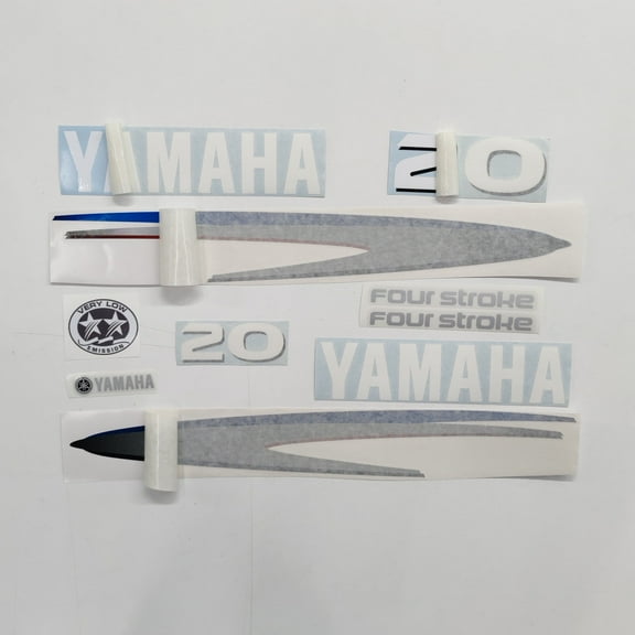 411 Decals Aftermarket Replacement for Yamaha 20 Four Stroke (2002-2006) Decal (Sticker) Set
