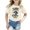 Beige, variant on Hiijoy Big Girls Father's Day Graphic T-Shirt Cotton Short Sleeve T Shirt, Sizes 3-9