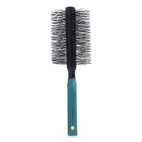 Spornette Cepillo redondo de nailon XL de doble hebra de 2.5 pulgadas (#964-XL) Alisador Suavizado Relajante Desenredante Desenredante Peinado y voluminizador Suave Ondulado Rizado Tipos de cabello me