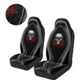 thumbnail image 3 of Uorisanigo Car Seat Covers for Front Seat, Soft Comfy Skull Red Rose Vehicle High Back Seats Protection Covers, Seats Cover Fits for Most Cars, Trucks, SUVs, Vans, Set of 2, 3 of 7