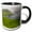 Black/White, variant on 3drose, the West Coast at Nordradalur. Denmark, Faroe Islands, 11oz Two-tone Red Mug