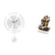 thumbnail image 5 of Reloj de pared decorativo, silencioso, sin tictac, acrílico, diseño de letrero de mesa, adecuado para sala de estar, dormitorio, oficina, ., 5 of 8