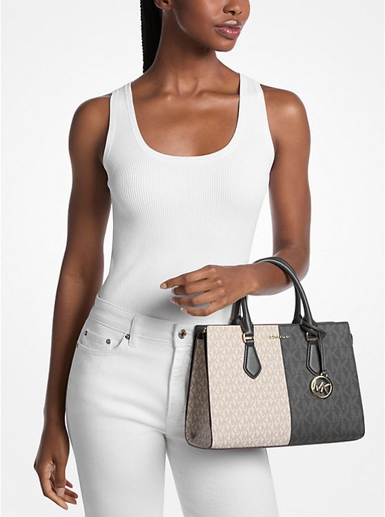 Michael Kors Women's Outlet Sheila Medium Two-Tone Metallic