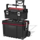thumbnail image 1 of Carro de Herramientas Vertical Keter Con Caja De Herramientas Adicional Hawk, Con Ruedas, Impermeable y Resistente, Color Negro, 1 of 7