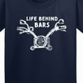 thumbnail image 4 of Inktastic Life Behind Bars Motorcycle Youth T-Shirt, 4 of 5