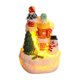 thumbnail image 2 of Decoración Navideña Luminosa De Resina Papá Noel Festivo Microfiguras De Muñecos De Nieve Perfecto Y, 2 of 4