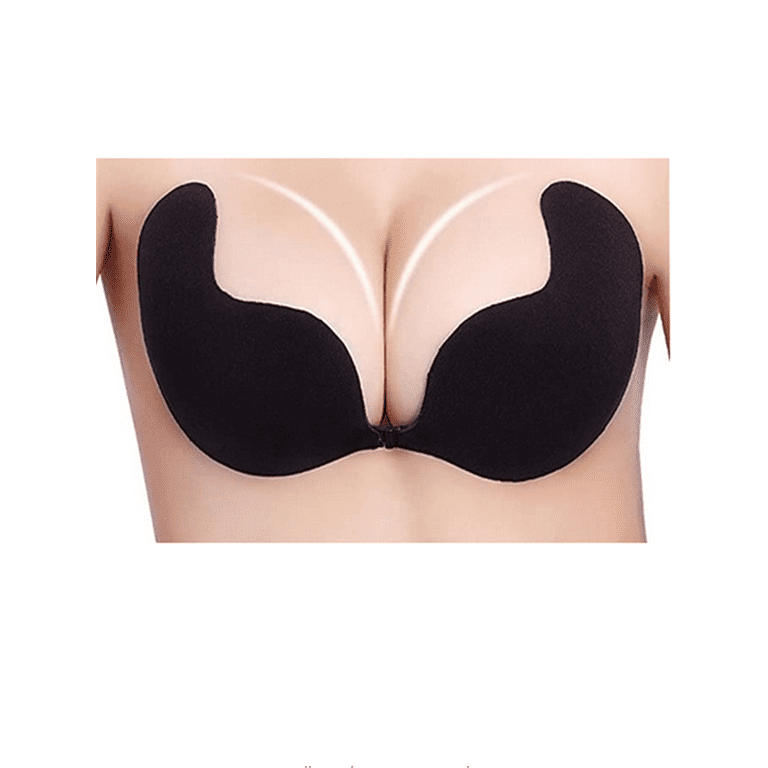 Women Silicone Self Adhesive Pasties Strapless Invisible Bra Brassiere  Magic Push Up