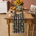 thumbnail image 2 of Tropical Cactus Table Runner 70 Inches, Spring Summer Potted Plants Black Plaid Bed Runner Dresser Scarves Tabletop for Indoor Outdoor Parties/Ceremony/Banquet, 13" x 70", 2 of 9