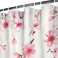 thumbnail image 4 of Waterproof Pioneer Shower Curtain 36x72 Inch Polyester Unique Colorful Floral Shower Curtain for Bathroom Hotel Home Decor with 7 Plastic Hooks, 4 of 5