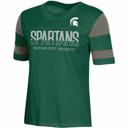 Norfolk State Spartans Green - Women's Russell Green Michigan State Spartans Boxy T-Shirt