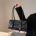 thumbnail image 2 of Satchel Bolso Retro Versátil Hebilla Largo Portátil Hombro Axila 2024 Otoño Y (), 2 of 9