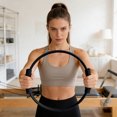 thumbnail image 4 of Anillo de pilates y yoga, 6 colores, silicona y fibra de vidrio, núcleo desmontable, para fortalecer el tronco y mejorar la flexibilidad, para gimnasio en casa y viajes, 4 of 4