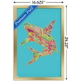 thumbnail image 3 of Jim Baldwin - Lily Shark Wall Poster, 14.725" x 22.375" Framed, 3 of 5