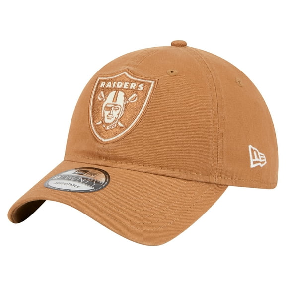 Men's New Era Brown Las Vegas Raiders  Stamp 9TWENTY Adjustable Hat