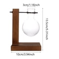 thumbnail image 2 of Propagation Station Glass Terrarium Planter Flower Pot With Retro Solid Wooden Stand For Home Kitchen Indoor Garden Wedding Desktop Patio Planters Wall Hanging Planters Planters Pots Tree Pot Indoor, 2 of 3