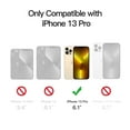 thumbnail image 2 of JETech Magnetic Case for iPhone 13 Pro 6.1-Inch, Compatible with MagSafe, Translucent Matte Back Camera Lens Full Protection Slim Shockproof Phone Cover (Light Gold), 2 of 6