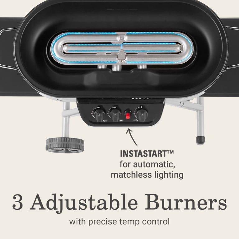 Coleman RoadTrip 285 Portable Propane Grill, Stand-Up Design, 3