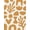 Orange, Pattern 1, variant on ODIKA 4'x6' Orange Mid Century Modern Shapes Washable Area Rug Abstract Danish Pattern with Organic Forms for Home Office, Under Desk, Non-Slip Chair-Friendly, Flatwoven