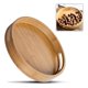 thumbnail image 5 of Bandeja Redonda De Madera De Bambú Con Asas, Mesa De Té Y Café Bandeja De Servicio Decorativa Platos De Almacenamiento De Alimentos Para Servir Bebidas Y Tipo B - 30x30x5cm brillar Electrónica, 5 of 6