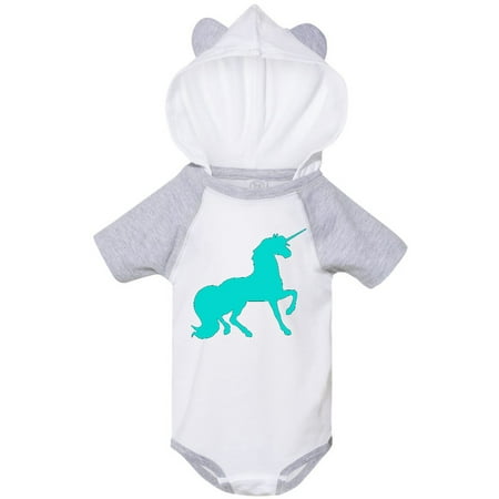 

Inktastic Aqua Unicorn Gift Baby Boy or Baby Girl Bodysuit