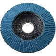 thumbnail image 2 of 40 Grit Zirconium Flap Discs for Sanding Grinding Removal 4-1/2" Grinder 10pc, 2 of 3