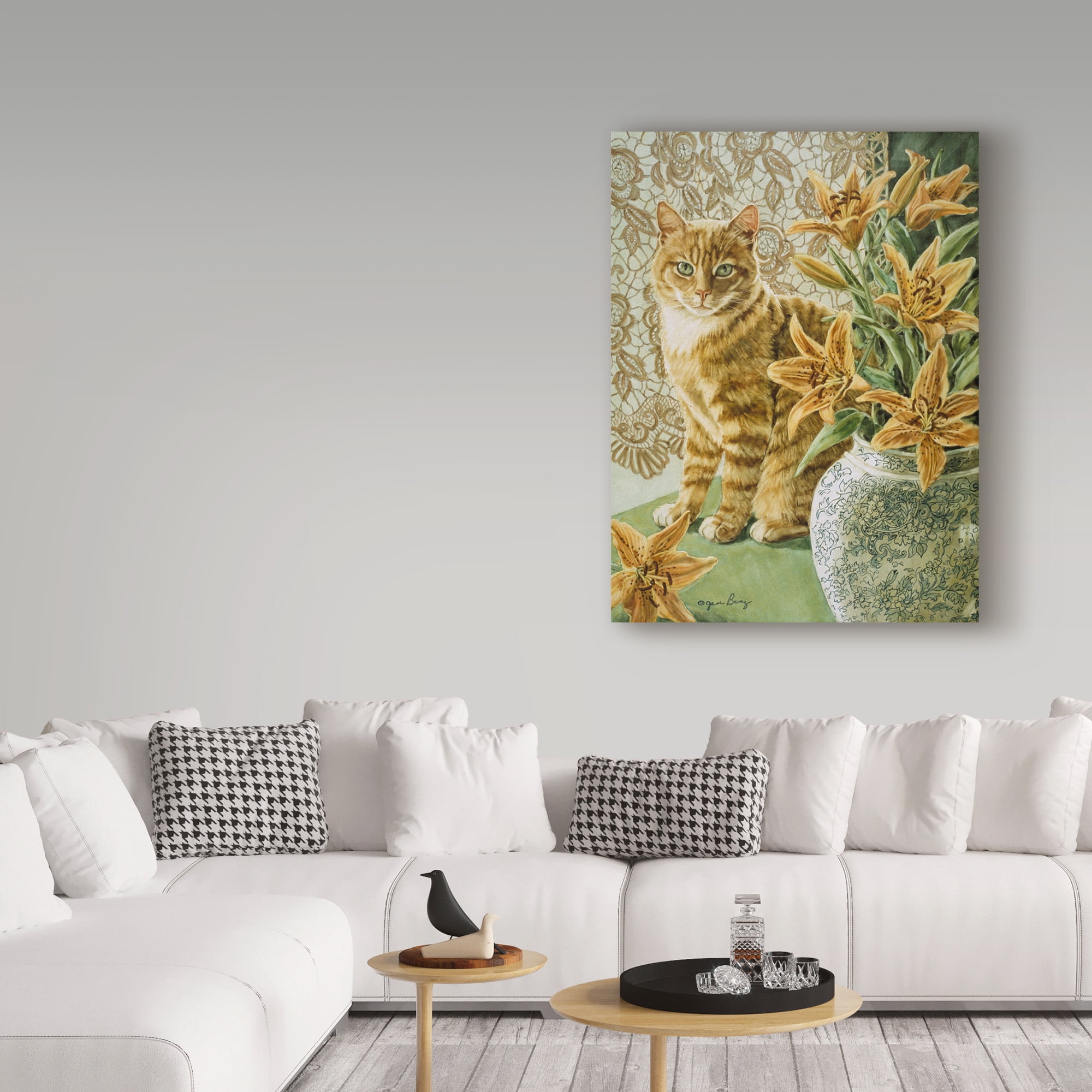 Trademark Fine Art 'Addie And The Stargazers' Canvas Art by Jan Benz
