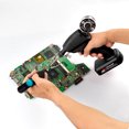 thumbnail image 2 of 1 Juego de herramientas de soldadura recargables de circuito interno de hierro, bomba, soporte automático automático, soldador desoldador inalámbrico, Negro Sunnimix Soldador de soldador, 2 of 8